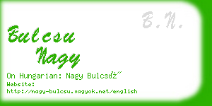 bulcsu nagy business card